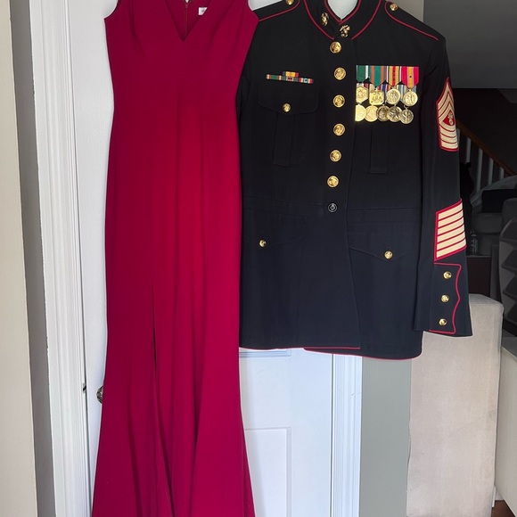 Formal Red Gown - Picture 4 of 6